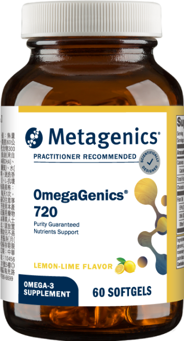 OmegaGenics 720 優質魚油加強配方720膠囊食品
