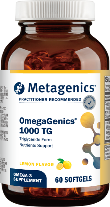 OmegaGenics 1000 TG 優質魚油1000膠囊食品
